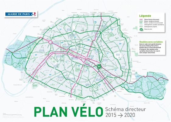Schéma directeur 2015-2020 du Plan Vélo.